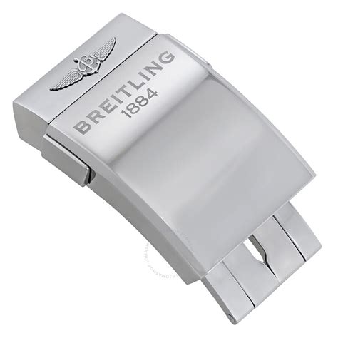 breitling push button clasp|Breitling Stainless Steel 20 MM Deployment Clasp .